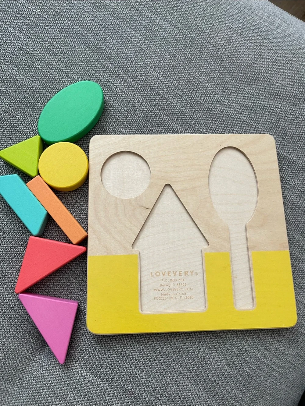 Lovevery- Double Sided Sunny Day Puzzle